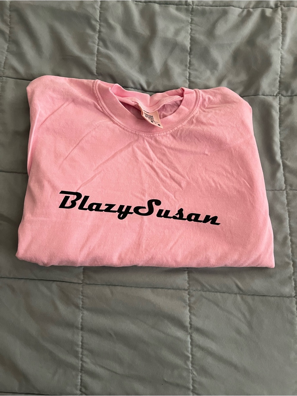 Comfort Colors Pink 'BlazySusan' Logo Tee
